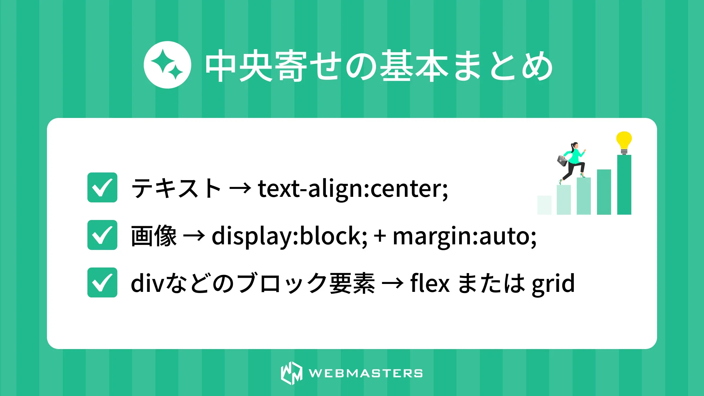 中央寄せの基本まとめ